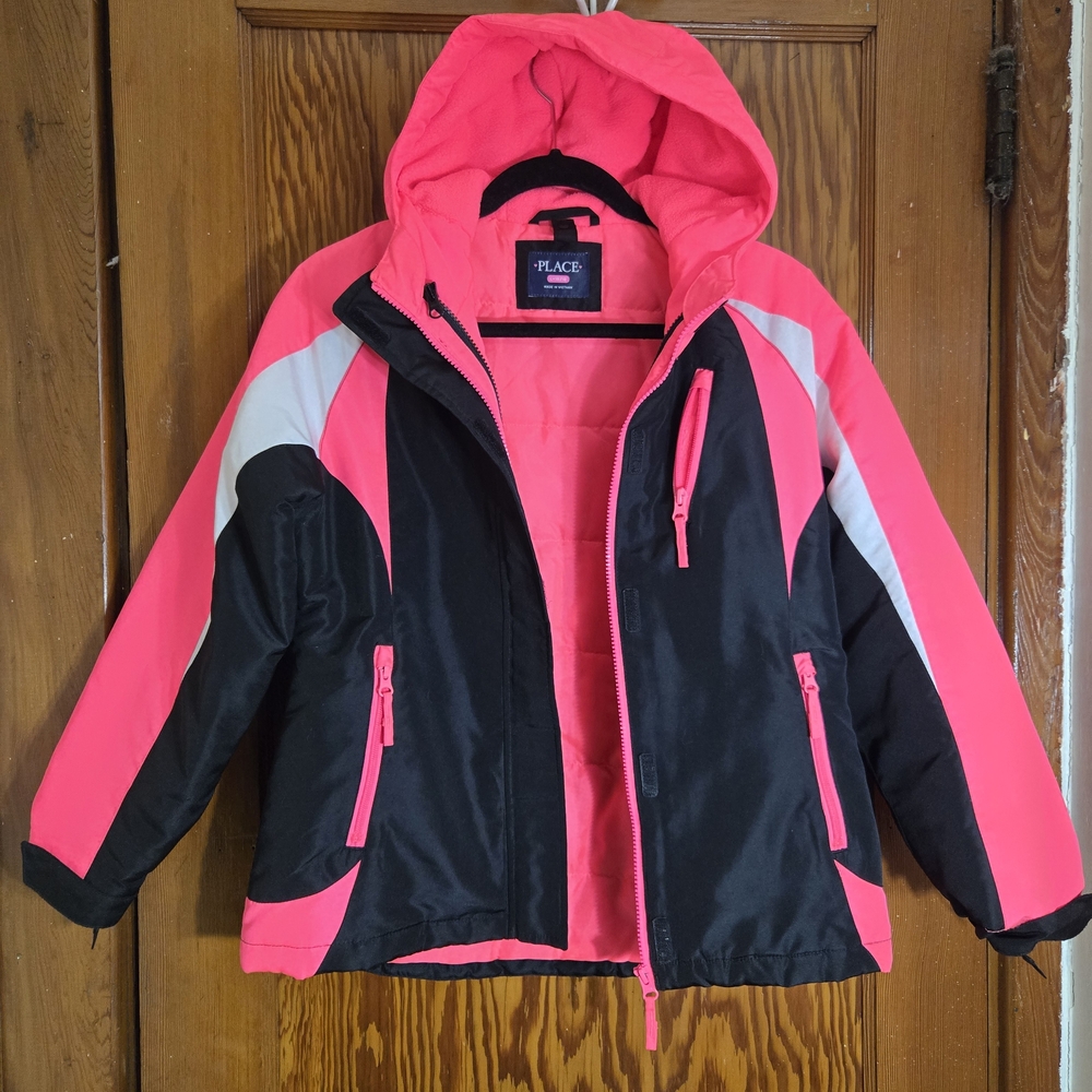 Children's Place Kids Pink and Black Jacket